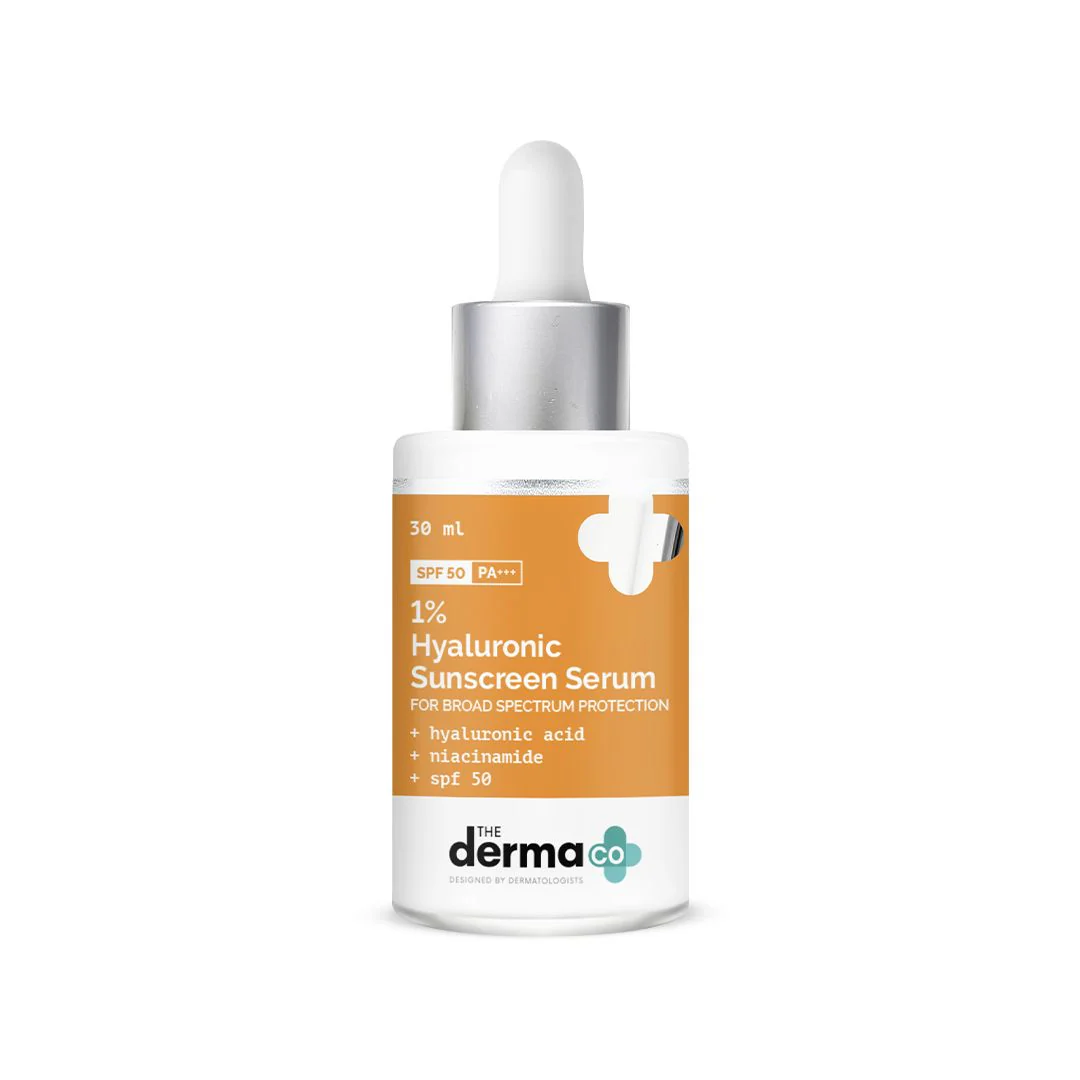 1% Hyaluronic Acid Sunscreen Serum with SPF 50 & Niacinamide - 30ml - Image 8