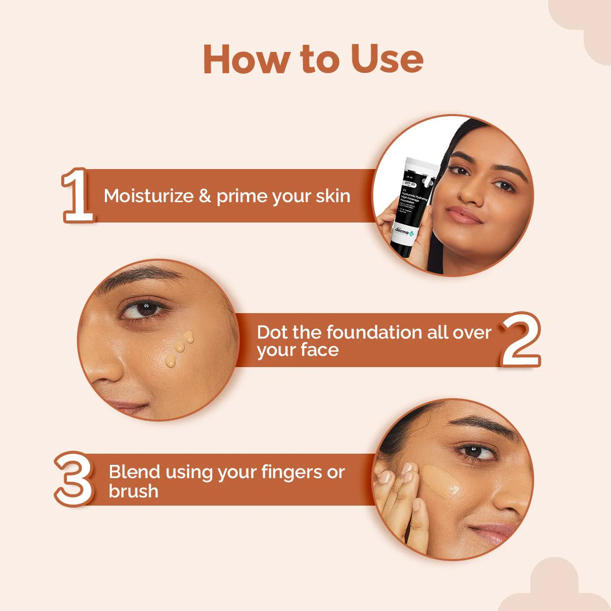 1% Hyaluronic Hydrating High Coverage Foundation - 18ml | Beige - Image 7