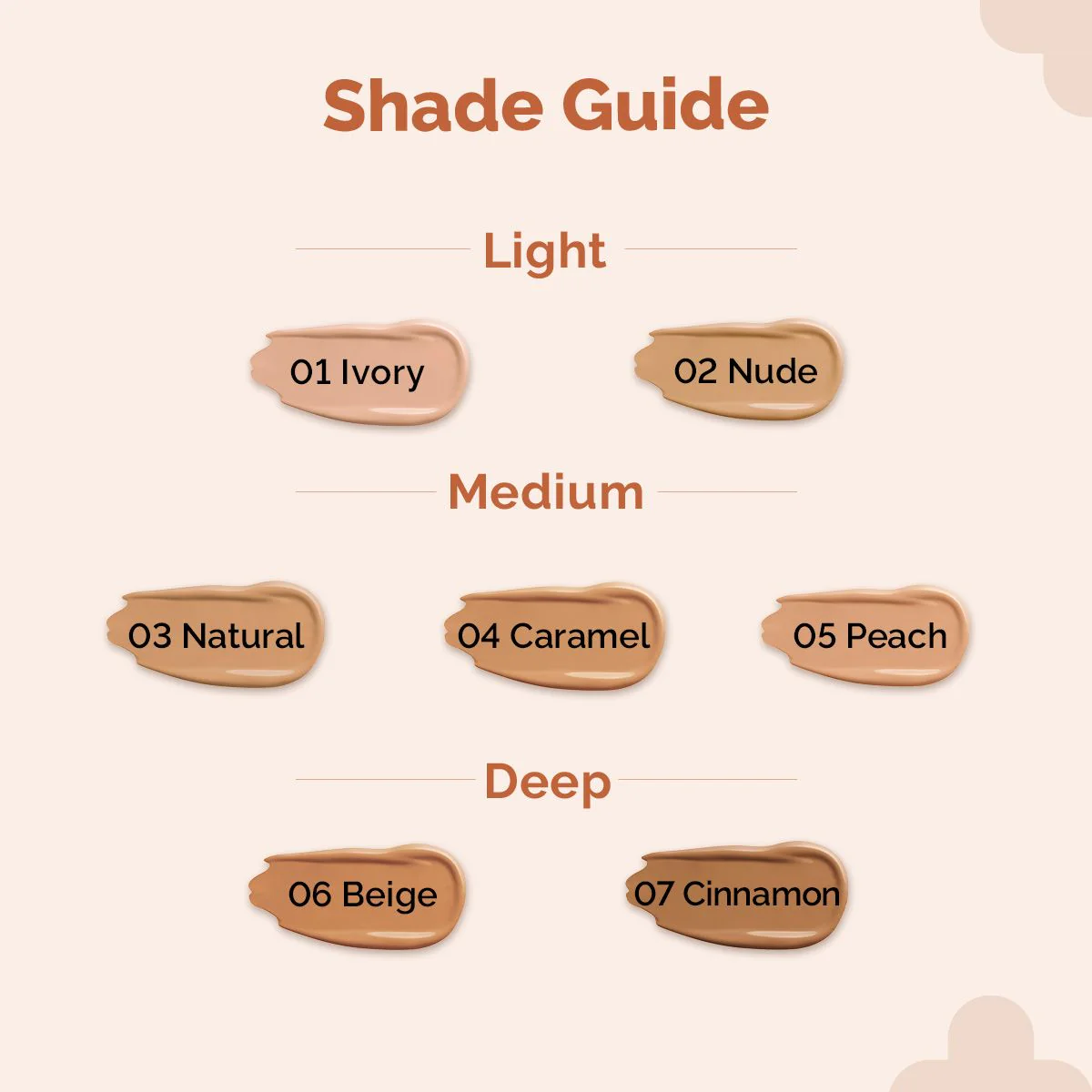 1% Hyaluronic Hydrating High Coverage Foundation - 18ml | Cinnamon - Image 9