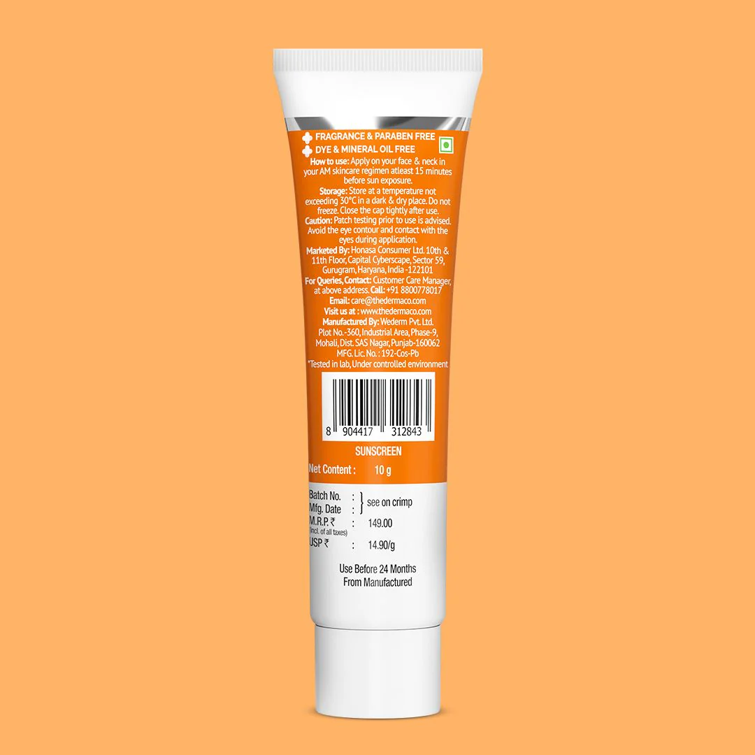1% Hyaluronic Long Lasting Sunscreen SPF 50 & PA++++ - 10 g - Image 12