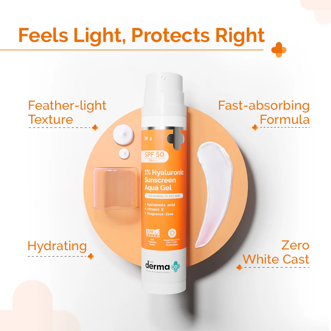 1% Hyaluronic Sunscreen Aqua Gel In Vivo Tested (ISO 24444:2019 Certified, CTRI/2025/02/080287) for Broad Spectrum & Blue Light Protection for Oily, Dry, Acne-prone Skin (Pack of 2) - Image 9