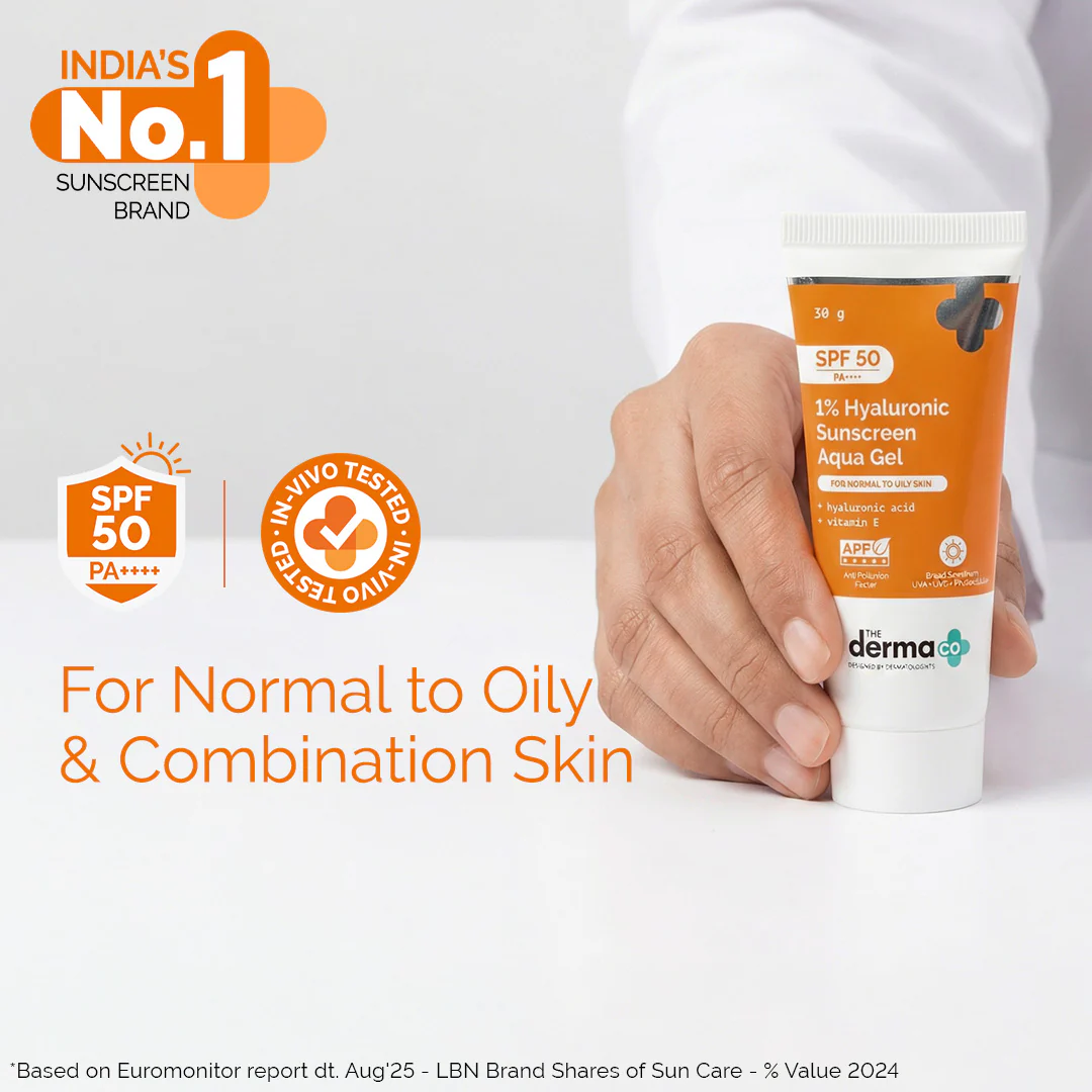 1% Hyaluronic Sunscreen Aqua Gel with SPF 50 & PA++++ - 30g - Image 6