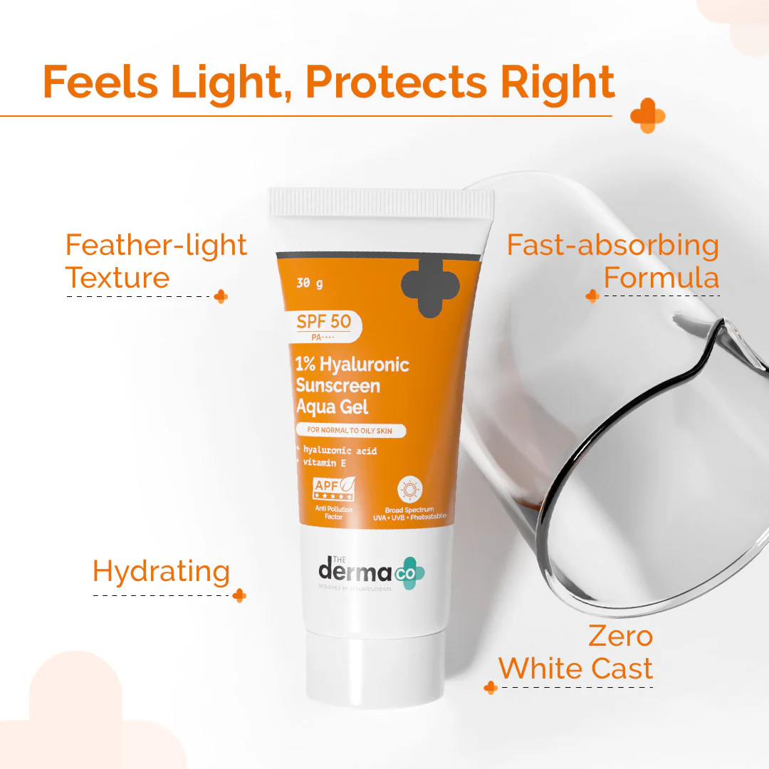 1% Hyaluronic Sunscreen Aqua Gel with SPF 50 & PA++++ - 30g - Image 8