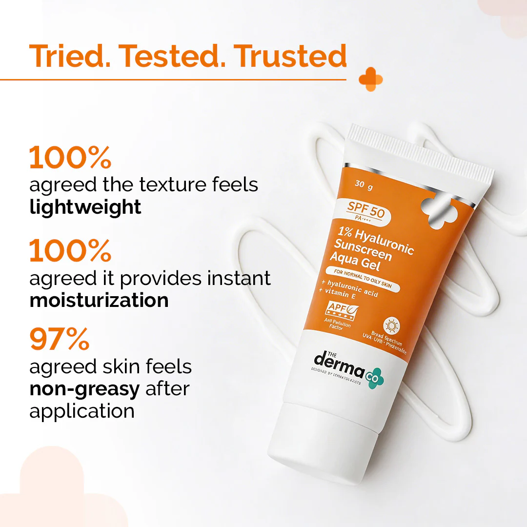 1% Hyaluronic Sunscreen Aqua Gel with SPF 50 & PA++++ - 30g - Image 9