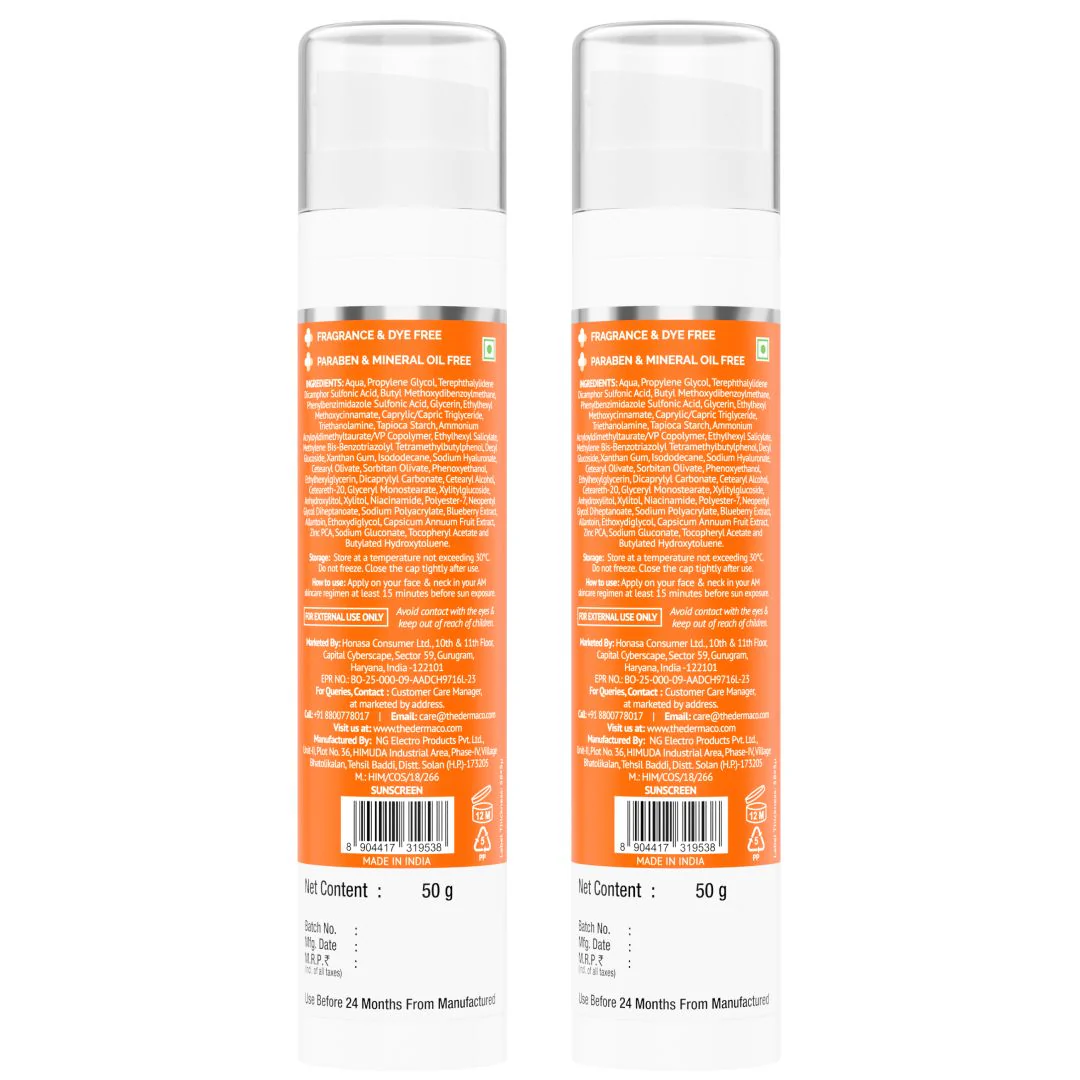 1% Hyaluronic Sunscreen Oil-Free Matte Gel In Vivo Tested (ISO 24444:2019 Certified, CTRI/2025/02/079913) (Pack of 2) - Image 12