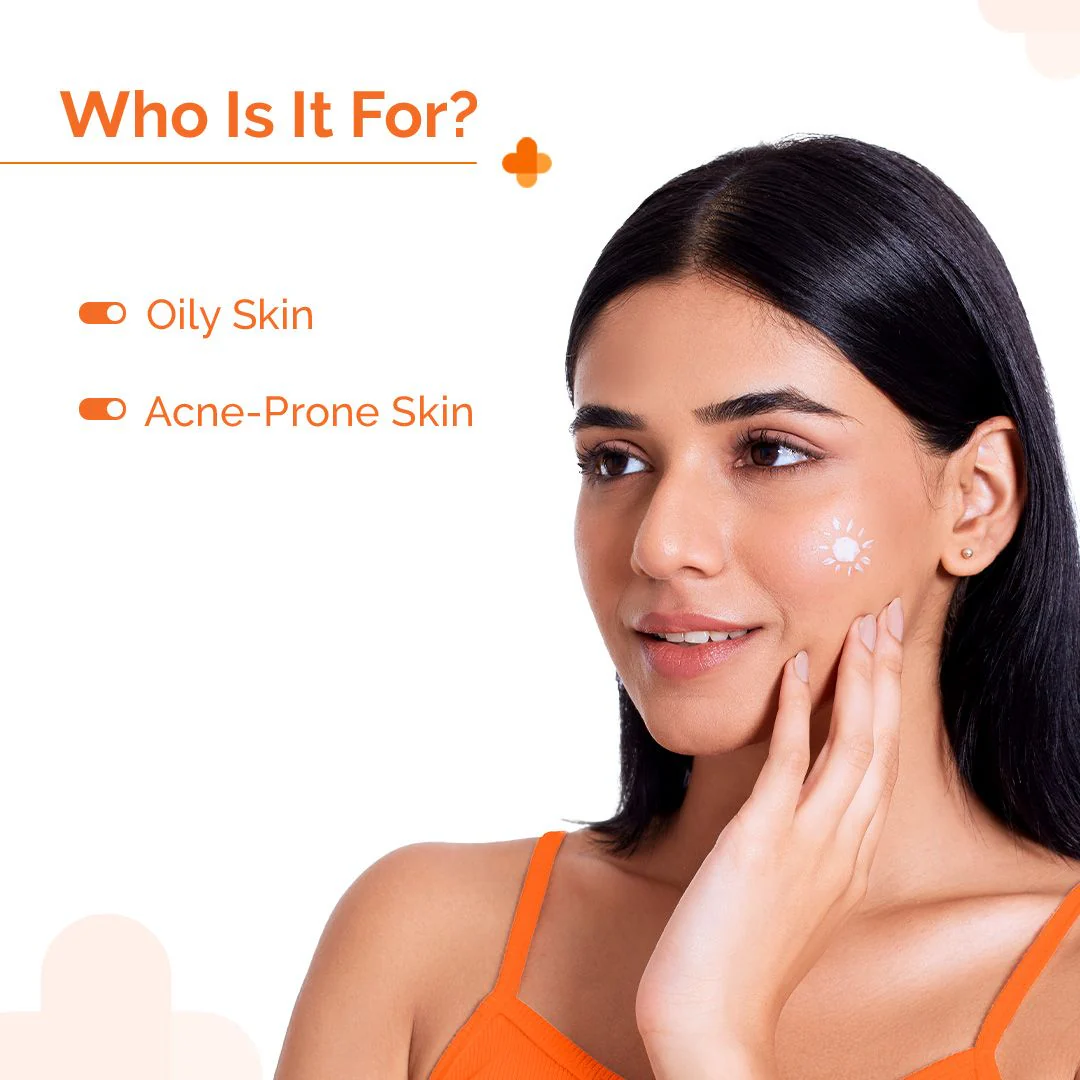 1% Hyaluronic Sunscreen Oil-Free Matte Gel In Vivo Tested (ISO 24444:2019 Certified, CTRI/2025/02/079913) (Pack of 2) - Image 7