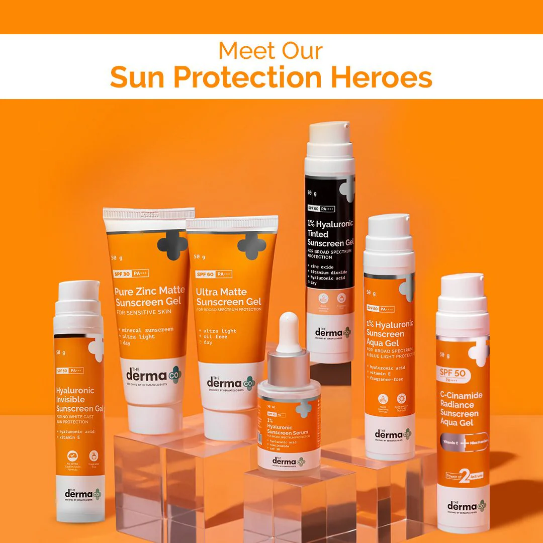 1% Hyaluronic Tinted Sunscreen Gel with SPF 60 & PA++++ for Broad Spectrum Protection - 30g - Image 8