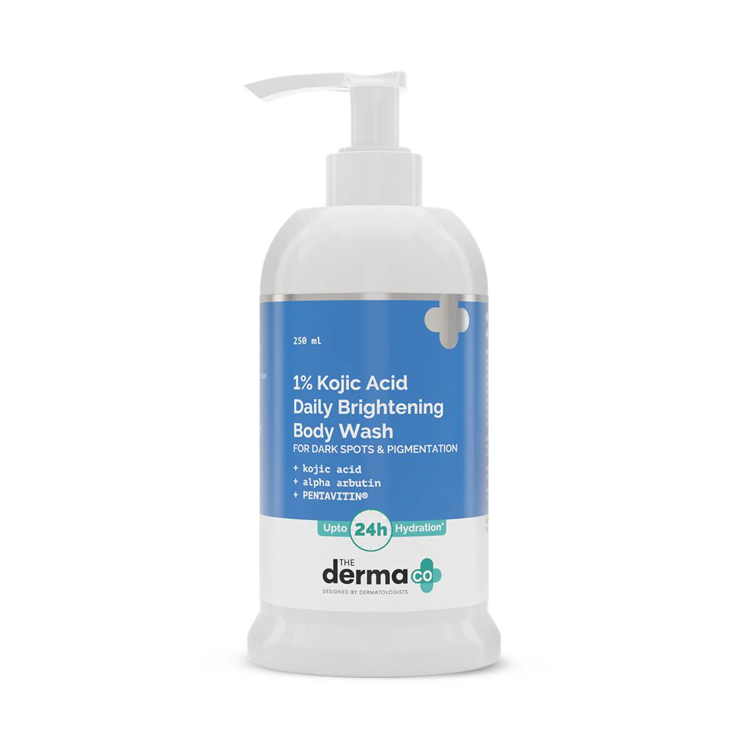 1% Kojic Acid Daily Brightening Body Wash with Alpha Arbutin For Dark Spots & Pigmentation - 250ml - Image 8