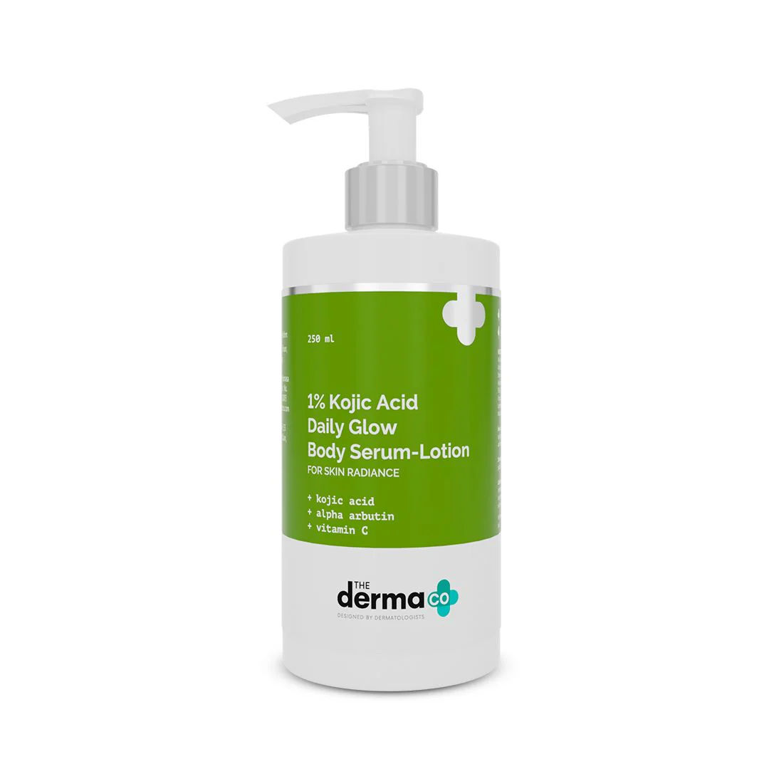 1% Kojic Acid Daily Glow Body Serum-Lotion For Skin Radiance - 250 ml (Pack of 2) - Image 9