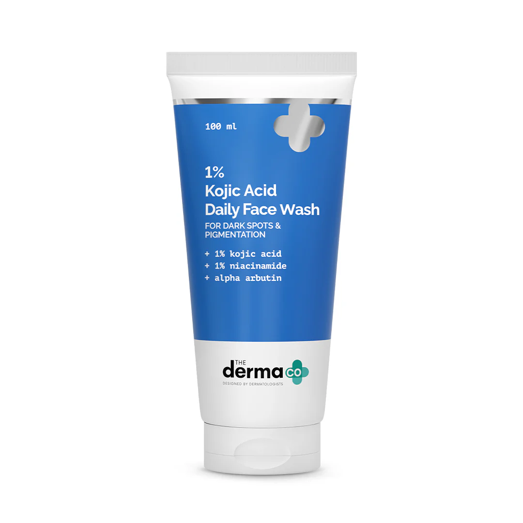 1% Kojic Acid Face Wash with Niacinamide & Alpha Arbutin For Dark Spots & Pigmentation - 100ml - Image 8