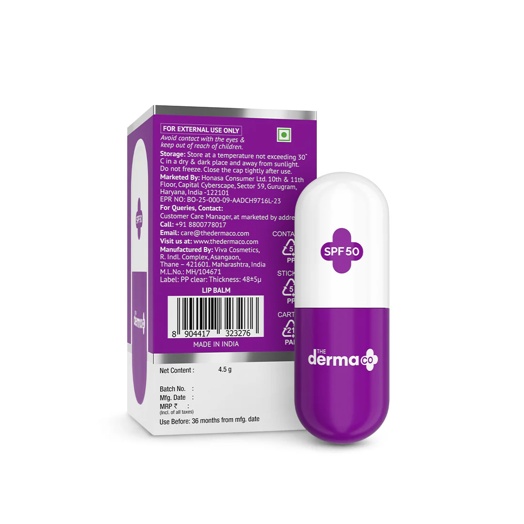 1% Kojic Acid Lip Balm with Alpha Arbutin & Hyaluronic Acid with SPF 50 - 4.5g - Image 9