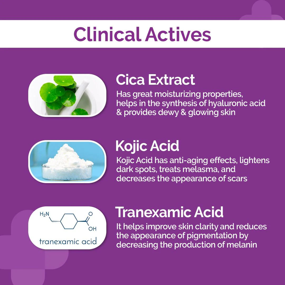 FREE - 10% Cica-Glow Face Serum with Tranexamic Acid & Kojic Acid - 30ml - Image 4