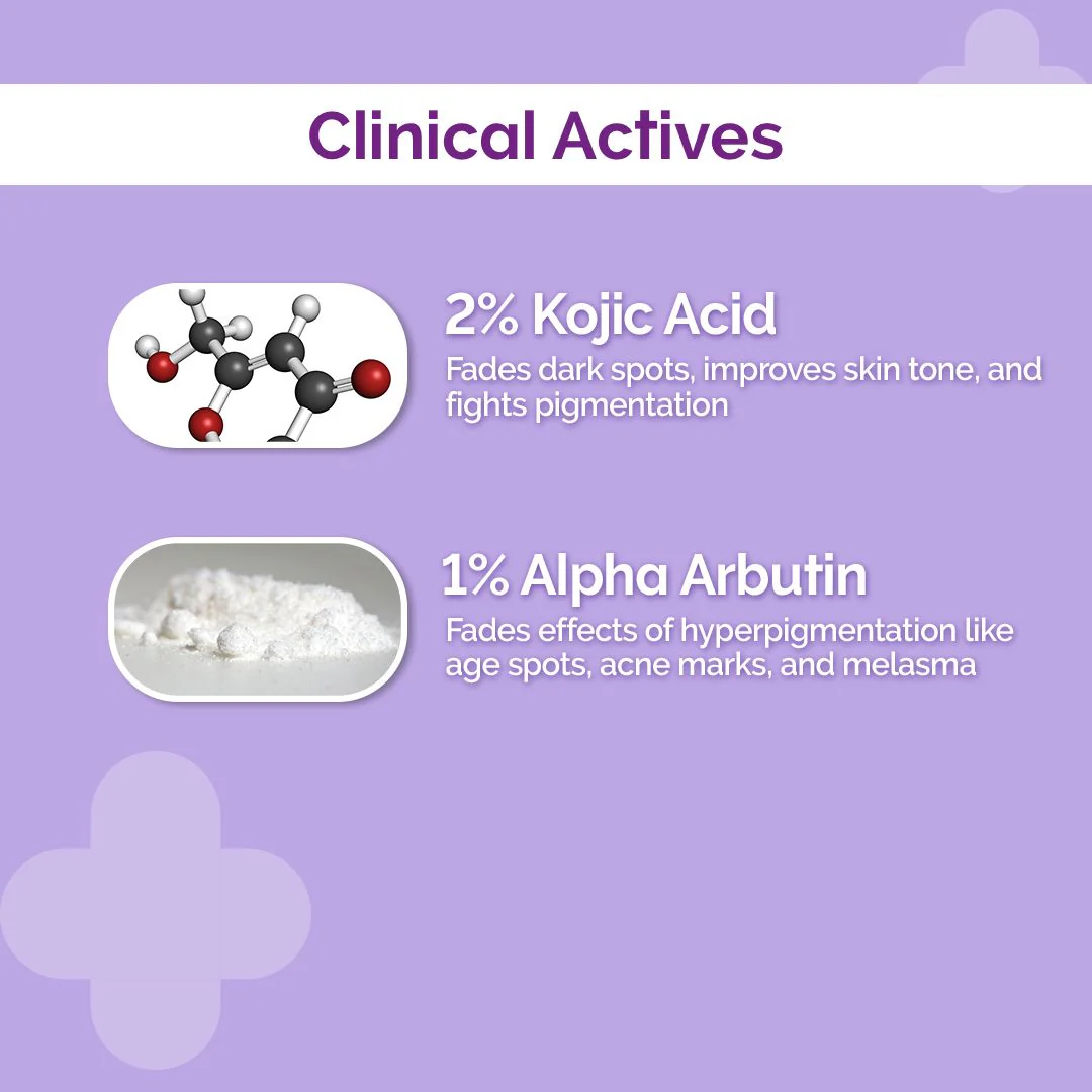2% Kojic Acid Face Serum with 1% Alpha Arbutin & Niacinamide - 8 ml - Image 4