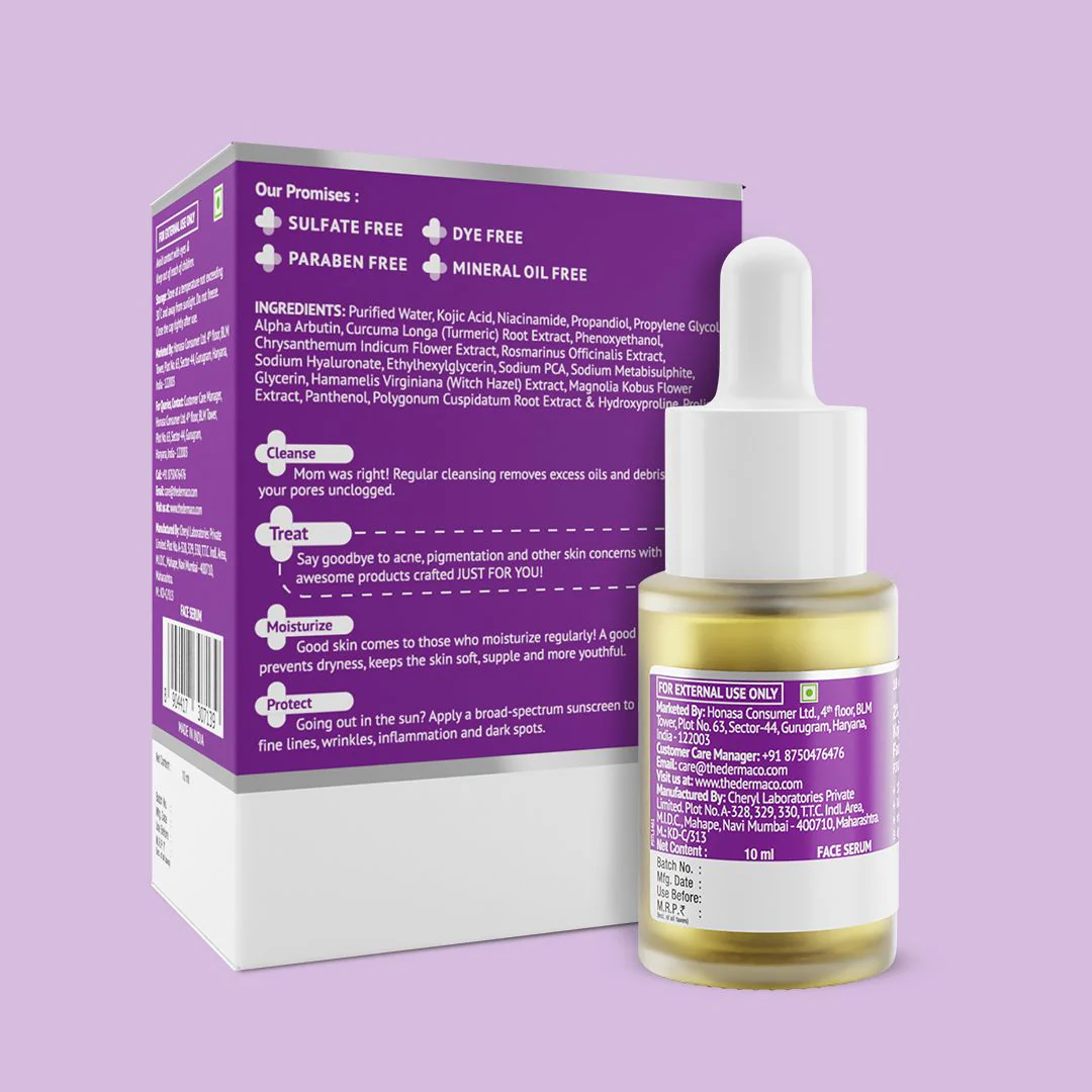 2% Kojic Acid Face Serum for Dark Spots And Pigmentation - 10 ml - Image 10