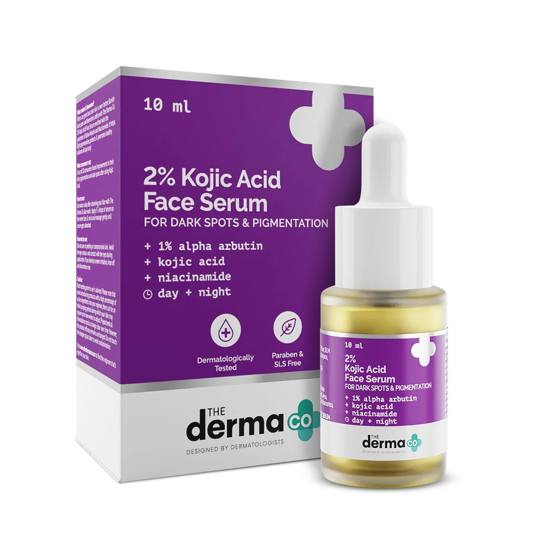 2% Kojic Acid Face Serum for Dark Spots And Pigmentation - 10 ml - Image 2