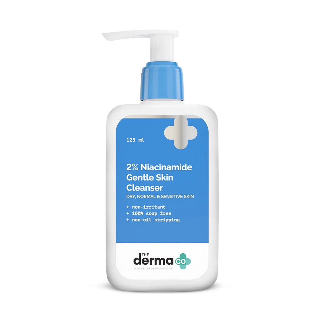 2% Niacinamide Gentle Skin Cleanser for Sensitive, Dry & Normal Skin - 125 ml - Image 9