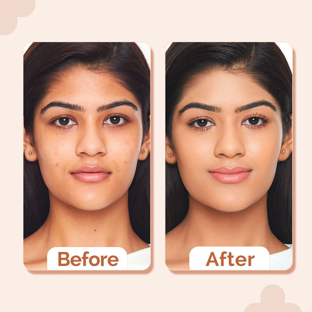2% Niacinamide High Coverage Foundation With 1% Hyaluronic Acid Complex & SPF 40 PA+++ for 12 Hour Long Stay & 12 Hour Oil Control | 06 Beige - Image 5
