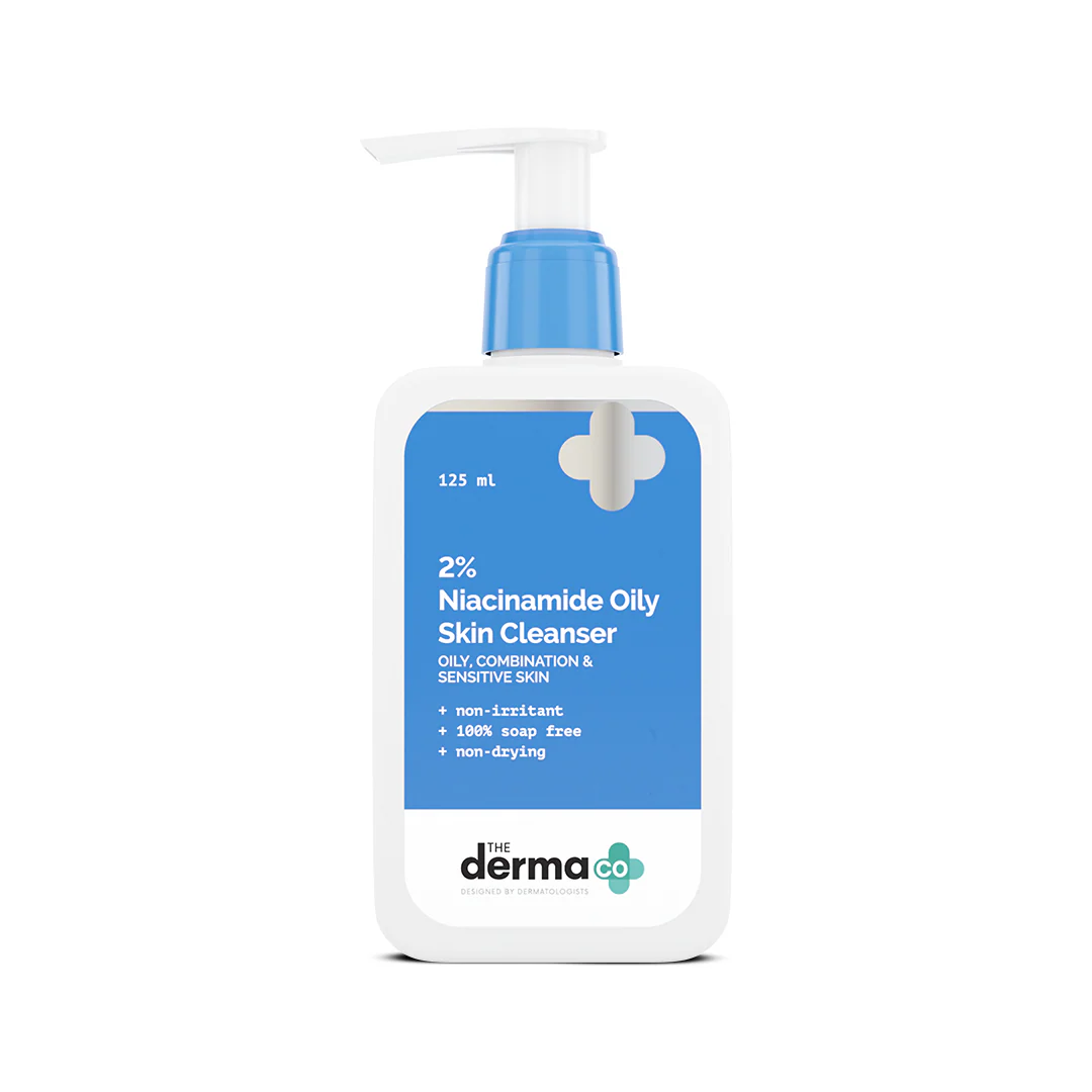 2% Niacinamide Oily Skin Cleanser for Sensitive, Oily & Combination Skin 125 ml  Non-Irritant | 100% Soap-Free | Non-Drying | Gently Cleanses Makeup - Image 8