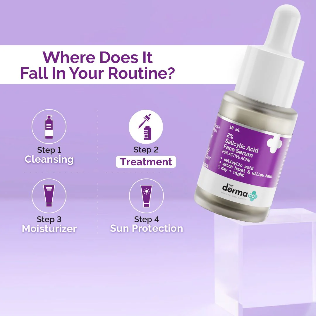 2% Salicylic Acid Serum for Active Acne - 10ml - Image 8