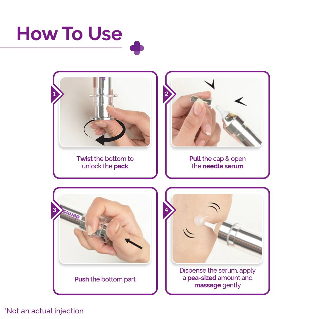 3000 PPM Retinol Microneedle Serum Shot with Squalene, Panthenol & Hyaluronic Acid for Skin Renewal - 10 g - Image 6