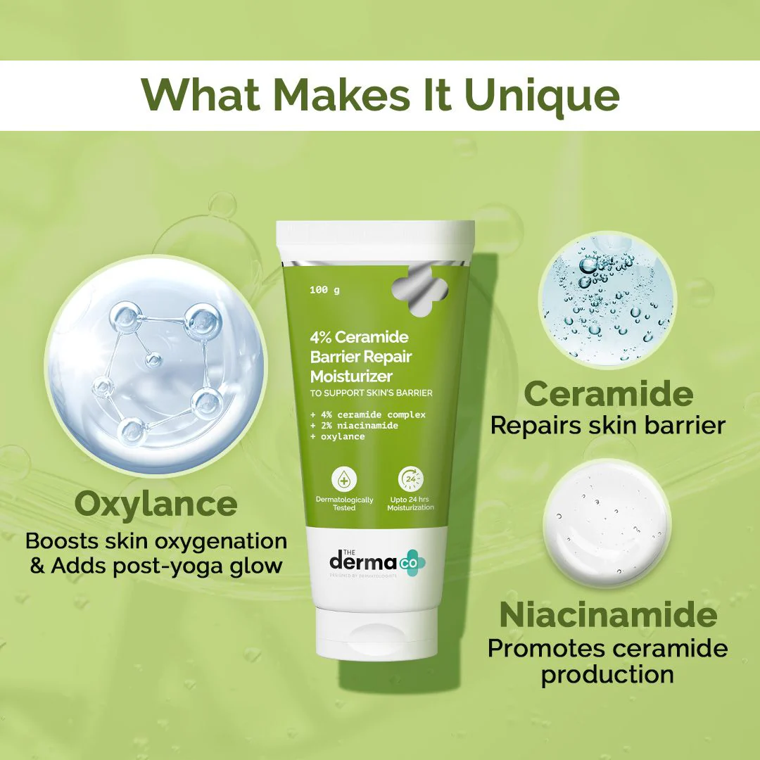 4% Ceramide Barrier Repair Moisturizer with Ceramide, Niacinamide, and Oxylance - 100gm - Image 2