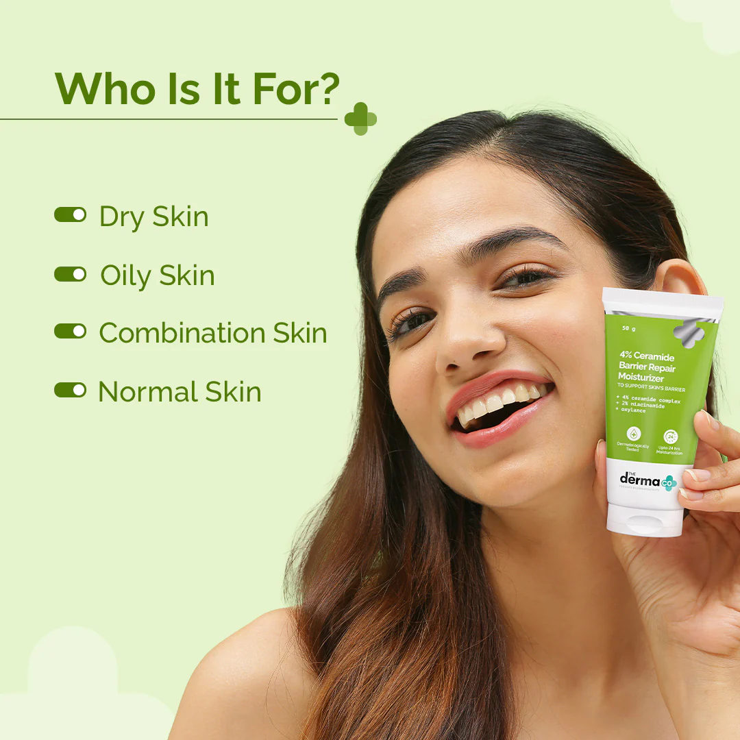 4% Ceramide Barrier Repair Moisturizer with Ceramide, Niacinamide, and Oxylance - 50 gm - Image 4