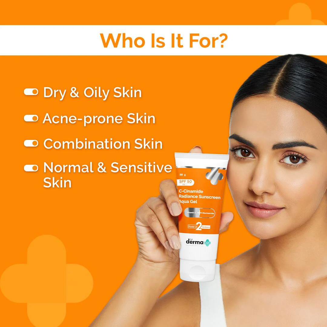 FREE - C-Cinamide Radiance Sunscreen Aqua Gel - 80g - Image 5