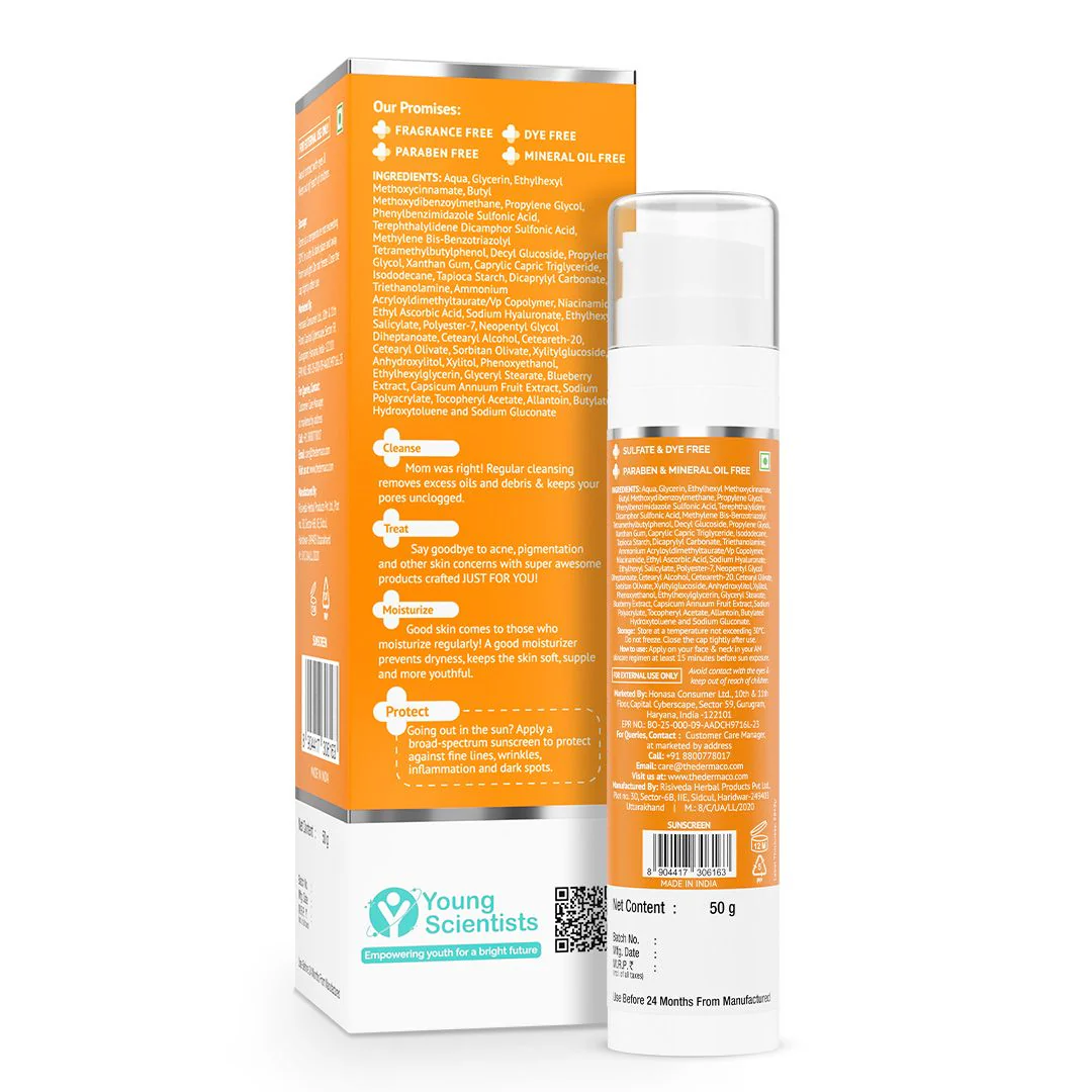 C-Cinamide Radiance Sunscreen Aqua Gel with SPF 50 & PA++++ - 50g (Pack of 2) - Image 10