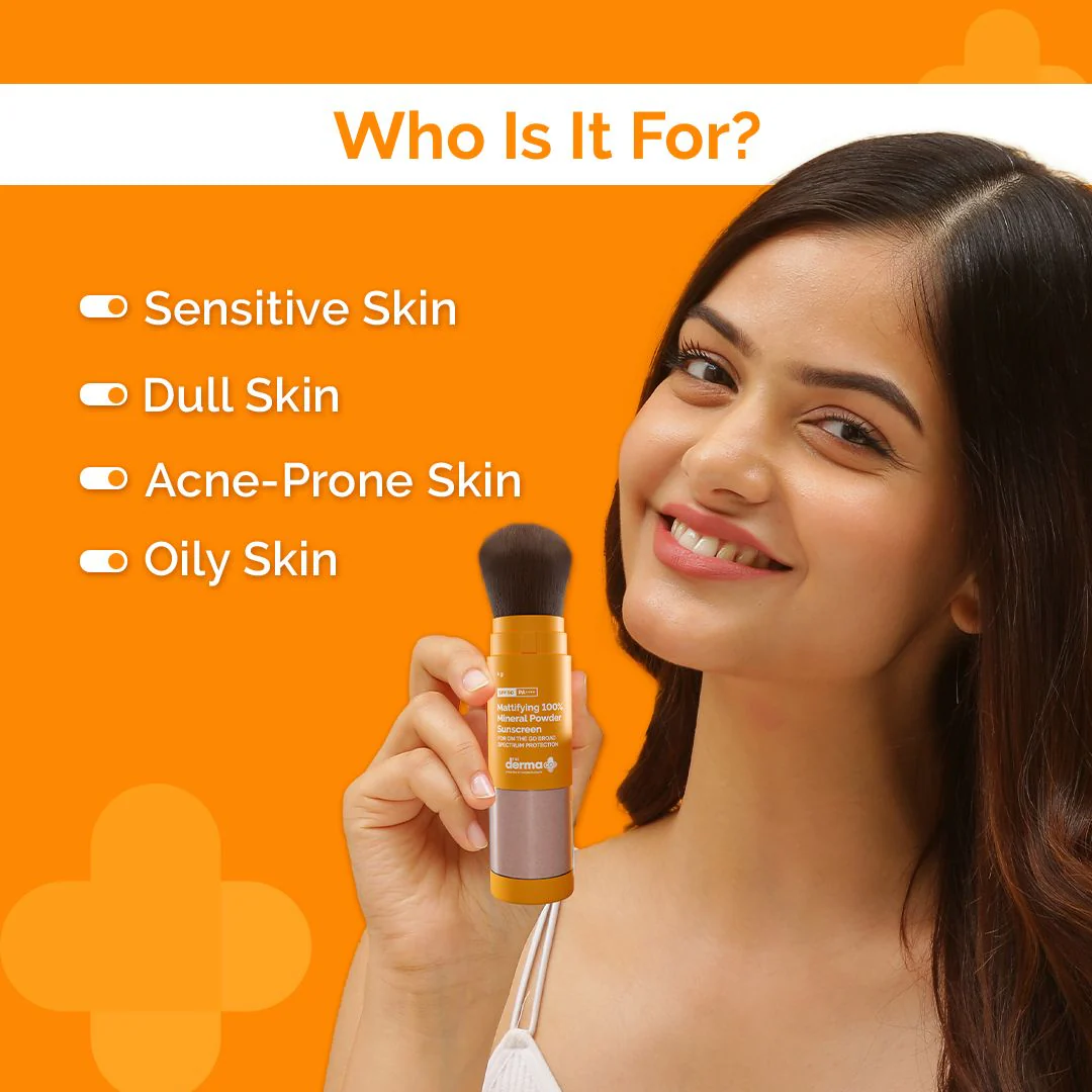 FREE - Mattifying 100% Mineral Powder Sunscreen with SPF 50 - 4g - Image 4