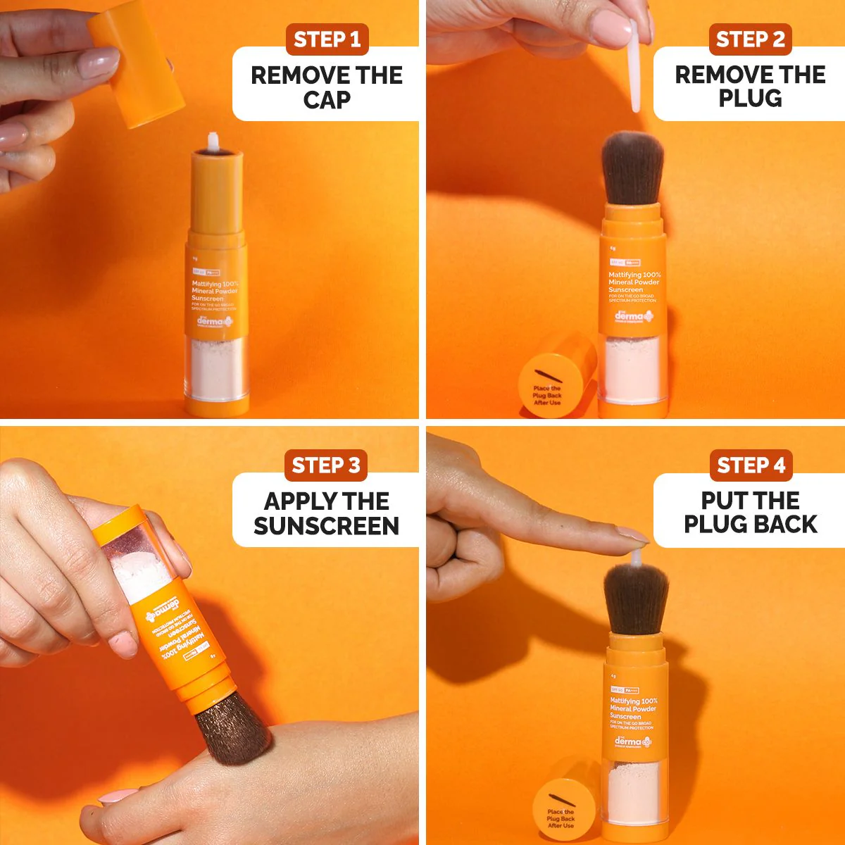 FREE - Mattifying 100% Mineral Powder Sunscreen with SPF 50 - 4g - Image 5
