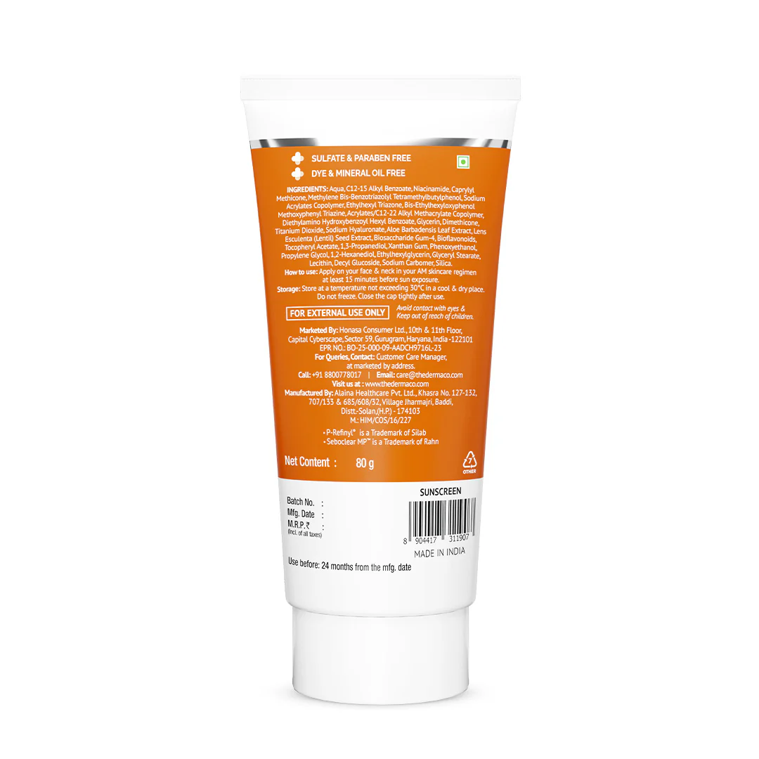 Pore Minimizing Sunscreen Gel For Open Pores & UVA/UVB Protection - 80g - Image 10