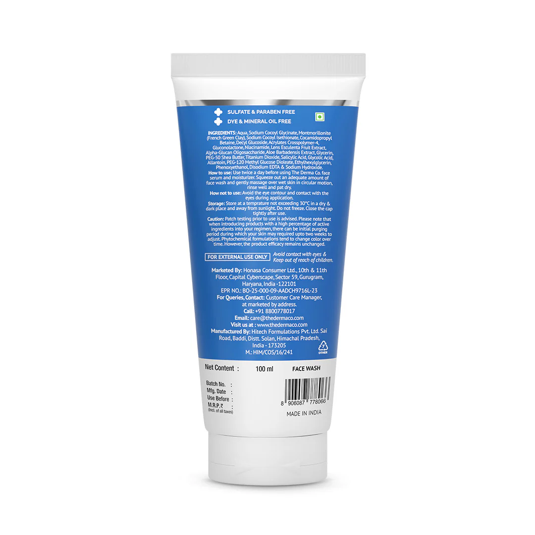 Pore Minimizing Clay Daily Face Wash with 1% Niacinamide & 2% PHA - 100 ml - Image 9