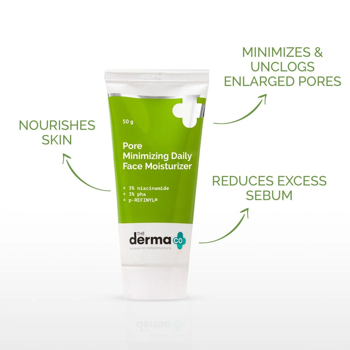 Pore Minimizing Daily Face Moisturizer with 3% Niacinamide 3% PHA and p-REFINYL®  - 50 g - Image 4