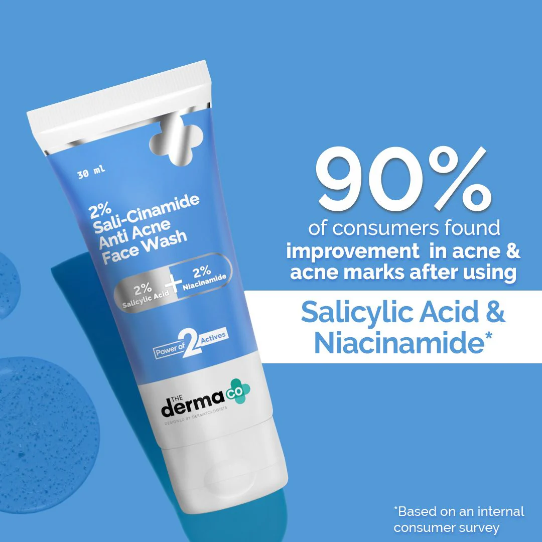 2% Sali-Cinamide Anti-Acne Face Wash - 30 ml - Image 3