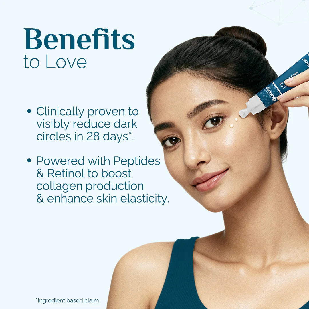 The Derma Co. X Dr V Skin Renew Peptide Under Eye Cream - 15 ml - Image 4
