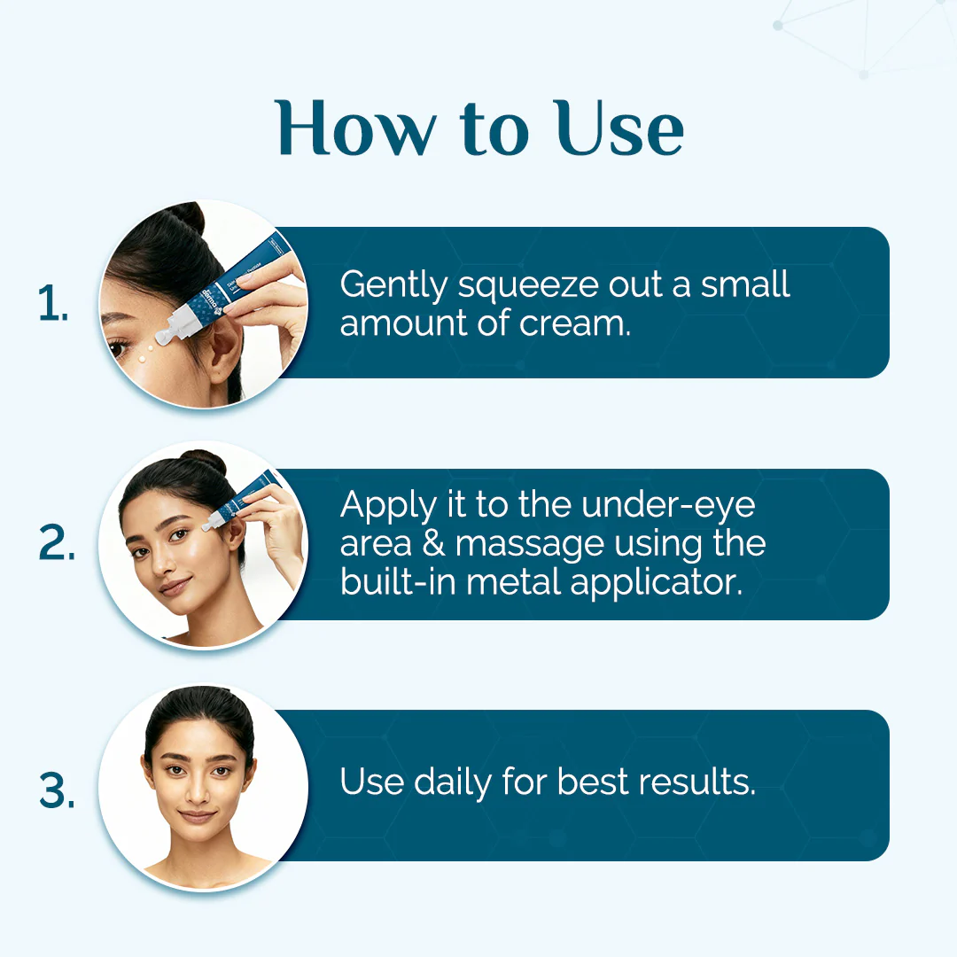 The Derma Co. X Dr V Skin Renew Peptide Under Eye Cream - 15 ml - Image 6