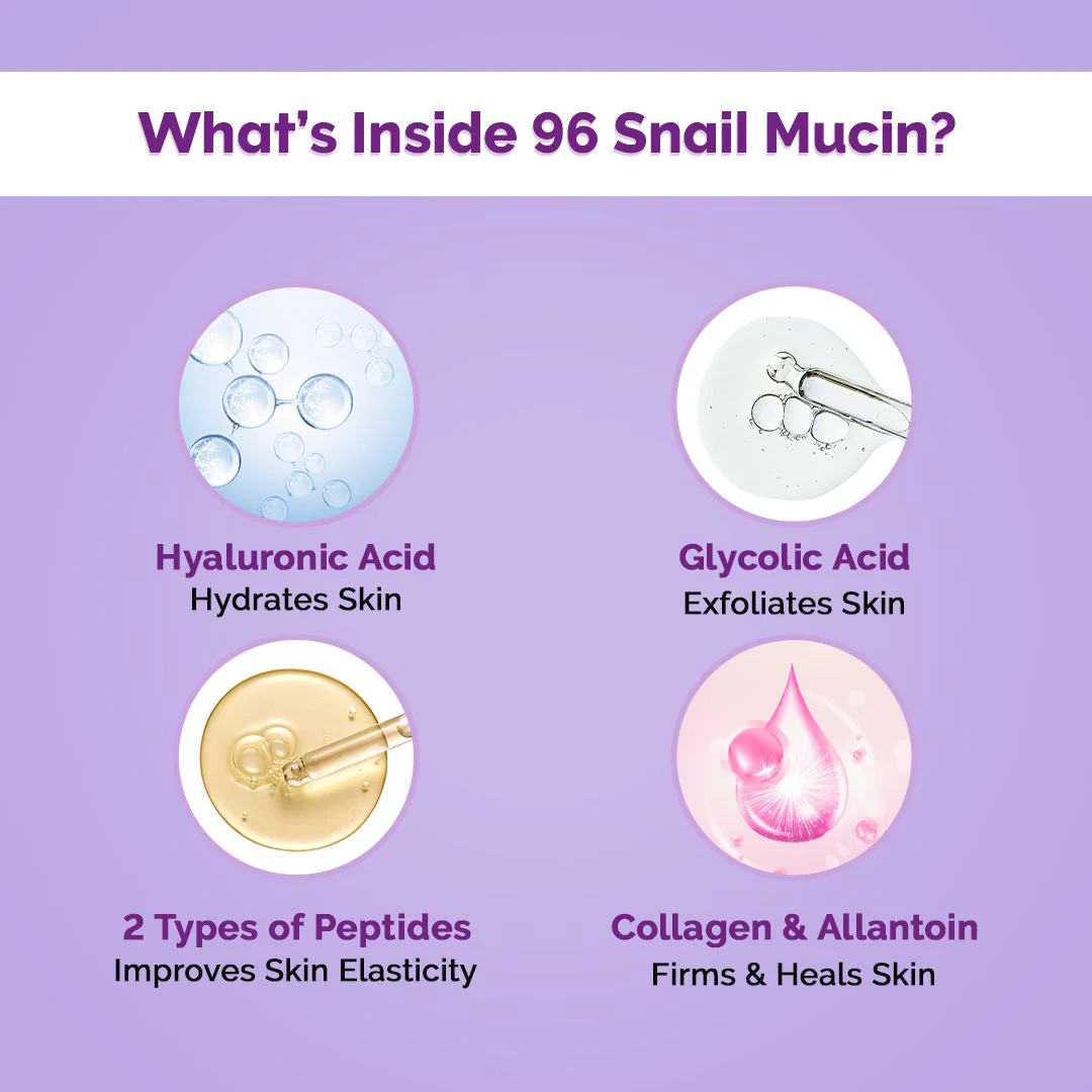 FREE - Snail Peptide 96 Hydrating Serum - 30 ml - Image 3