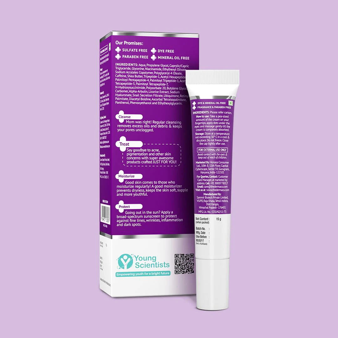 Snail Peptide 96 Under Eye Repair Cream with Snail Mucin & Peptide Complex For Dark Circles & Puffiness - 15 g - Image 7