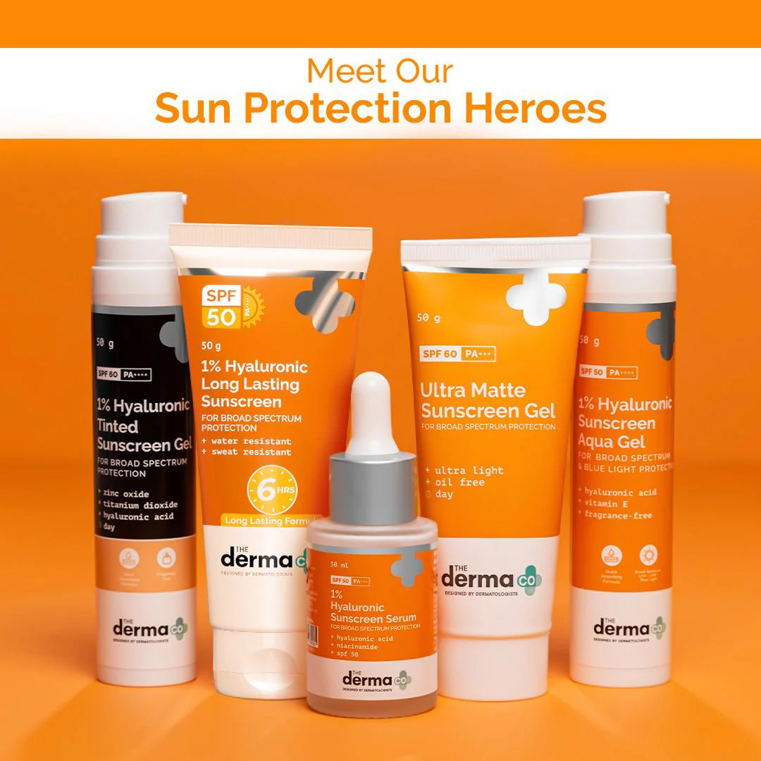 1% Hyaluronic Long Lasting Sunscreen SPF 50 & PA++++ with Hyaluronic Acid & Vitamin E  for Upto 6-Hour Sun Protection- 50 g - Image 8